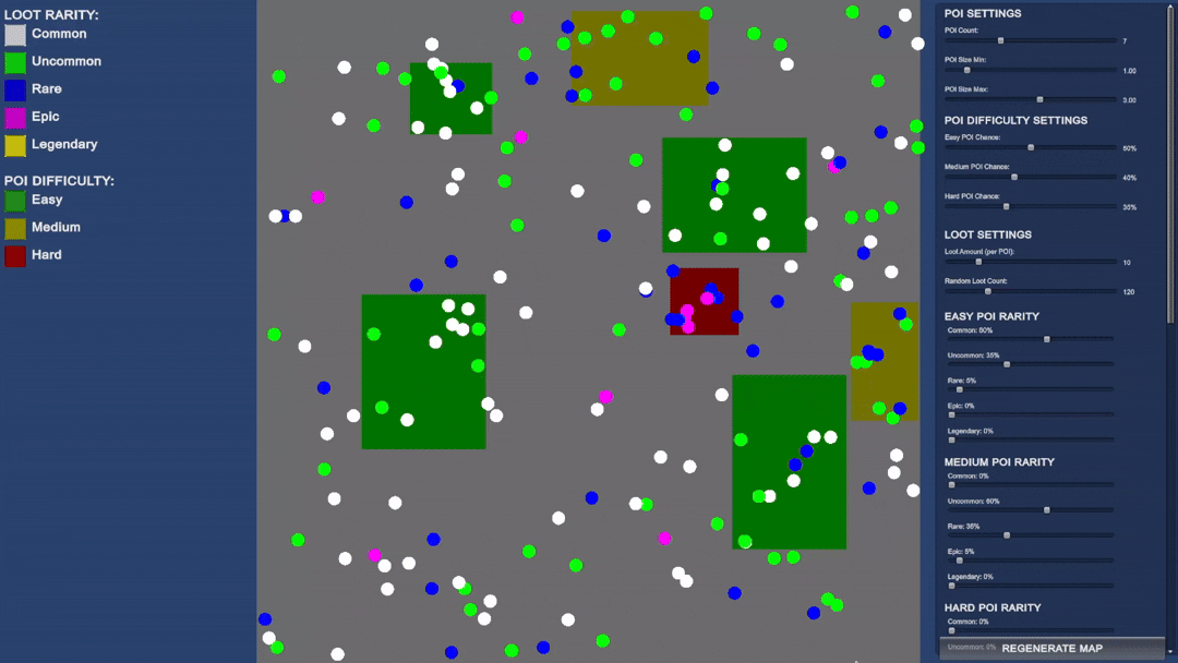 Loot Map Generator Screenshot